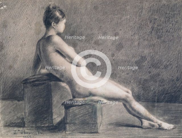'Model in Profile', c1853-1922. Artist: Leon Joseph Florentin Bonnat