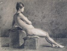 Model in Profile c1853-1922. Artist: Leon Joseph Florentin Bonnat