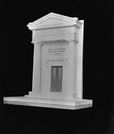 Model of 19th Ward Bank, Seventy-second Street branch, New York, N.Y., between 1900 and 1915. Creator: Unknown