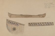Model of Canoe, 1935. Creator: Margaret Knapp