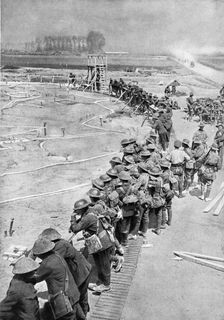 Model of a Battlefield; On the eve of the attack of June 7, 1917...1917 Creator: Unknown