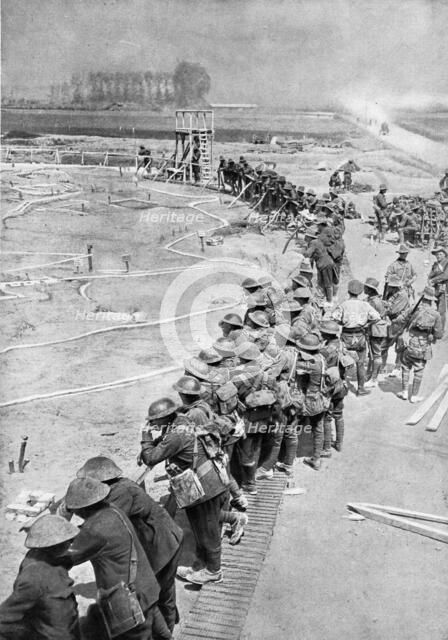 Model of a Battlefield; On the eve of the attack of June 7, 1917...1917 Creator: Unknown.