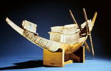 Model of a boat, Ancient Egyptian, 18th Dynasty, c1325 BC