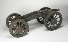 Model of a Bronze Field Cannon, Austria, late 17th century, possibly late 18th century. Creator: Unknown