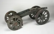 Model of a Bronze Field Cannon, Austria, late 17th century, possibly late 18th century. Creator: Unknown