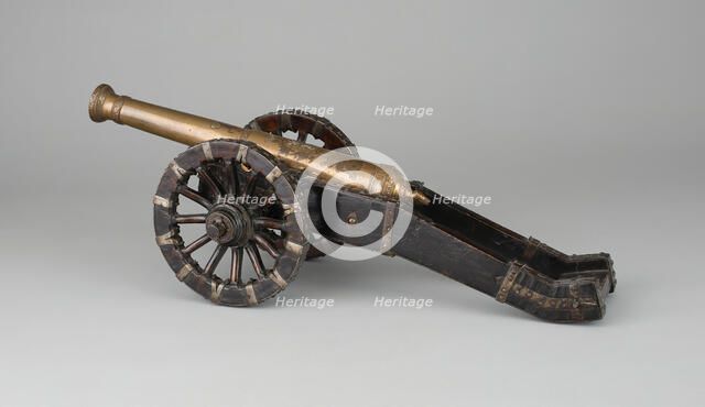 Model of a Bronze Field Cannon, Central Europe, 1775/1800. Creator: Unknown.