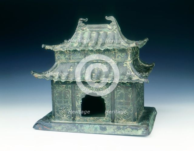 Model of a Chinese temple, Song dynasty, 960-1279. Creator: Unknown.