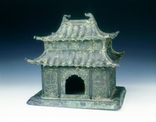 Model of a Chinese temple, Song dynasty, 960-1279. Creator: Unknown
