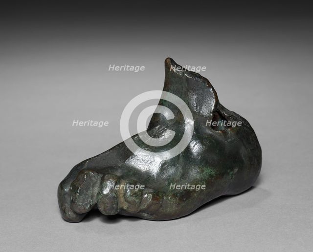 Model of a Foot (left foot), c. 1880 - 1917. Creator: Auguste Rodin (French, 1840-1917).