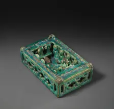 Model of a House with Festive Scene, Iran, 12th-early 13th century. Creator: Unknown