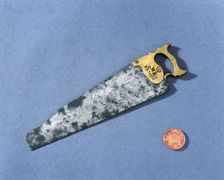 Model of a joiner's hand saw, c1816. Creator: Unknown