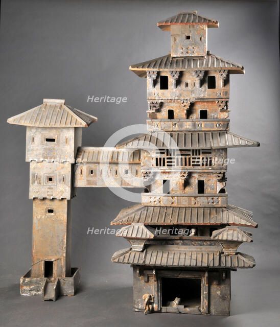 Model of a Multistory House, 25-220. Creator: Chinese Master.
