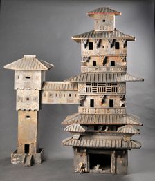 Model of a Multistory House, 25-220. Creator: Chinese Master