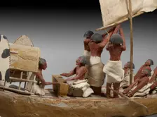 Model of boat, IXth - XIth Dynasty, c2125 -c1940 BC