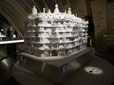 Model of La Pedrera, Barcelona, Spain, 2020. Creator: Ethel Davies