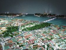 Model of Saint Petersburg. Artist: Anonymous