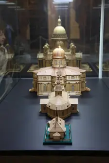 Model of St Isaac's Cathedral, St Petersburg, Russia, 2011. Creator: Sheldon Marshall