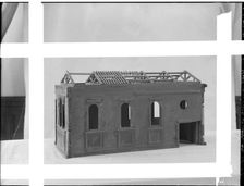 Model of the 17th century chapel at Pembroke College, Cambridge University, Cambridgeshire, 1959. Creator: Royal Commission on the Historical Monuments of England