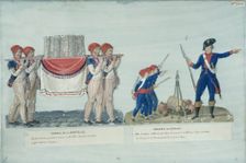 Model of the Bastille. Oath of Children, c. 1793