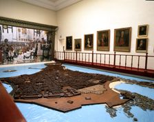 Model of the city in the Municipal Historical Museum of Cadiz