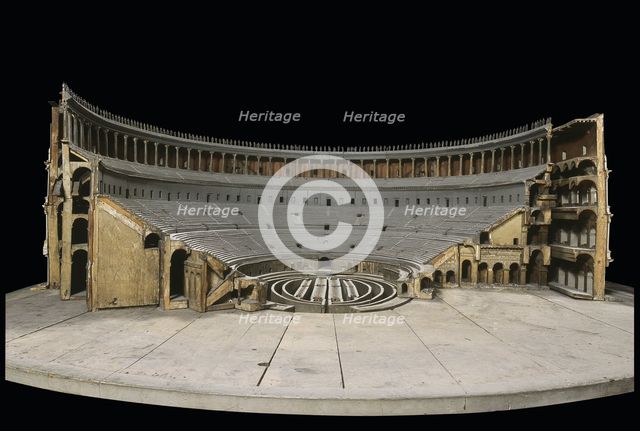 Model of the Flavian Amphitheater, 1790-1812.
