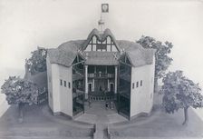 Model of the Globe Theatre, c1950. Artist: Anon