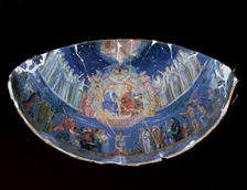 Model of the paintings in the vault of the apse of the New Cathedral of Lleida, made between 1924…