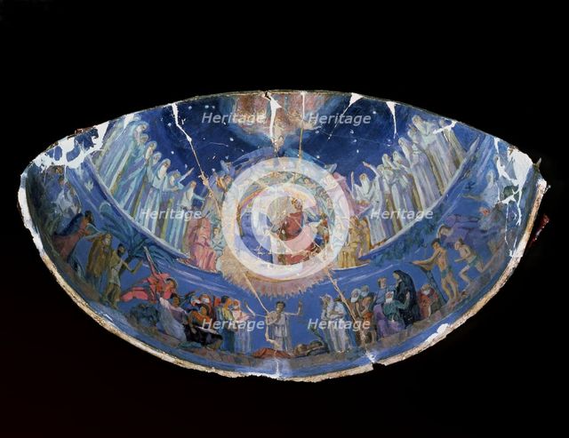 Model of the paintings in the vault of the apse of the New Cathedral of Lleida, made between 1924…