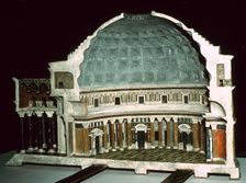 Model of the Pantheon, 1st century