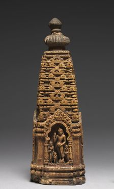 Model of the Sikhara of a Buddhist Temple, 900s. Creator: Unknown