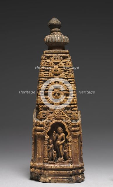 Model of the Sikhara of a Buddhist Temple, 900s. Creator: Unknown.