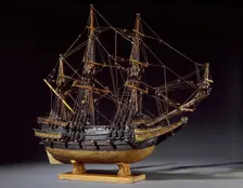 Model Ship, 17th century