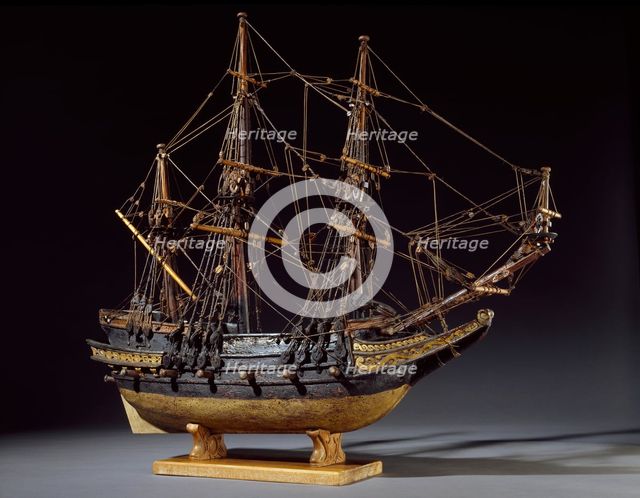 Model Ship, 17th century. Artist: Unknown.