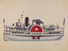 Model Ship "Idlewild", c. 1938. Creator: Frank Gray