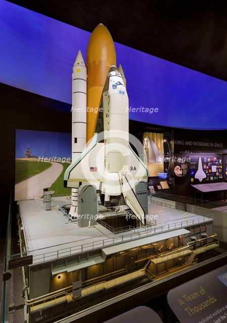 Model, Space Shuttle, North American Rockwell Final Design, ca 1981. Creator: Rockwell International Corporation.
