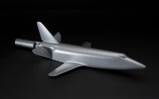 Model, Space Shuttle, Straight-Wing Low Cross-Range Orbiter Concept, 1970s-2000s. Creator: Unknown