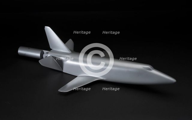 Model, Space Shuttle, Straight-Wing Low Cross-Range Orbiter Concept, 1970s-2000s. Creator: Unknown.