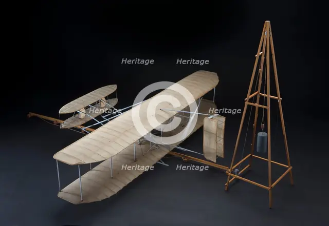 Model, Static, 1905  Wright Flyer, 1953. Creator: Joseph D. Fallo.