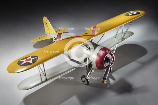 Model, Static, Grumman F3F-1, ca. 1935. Creator: Unknown.