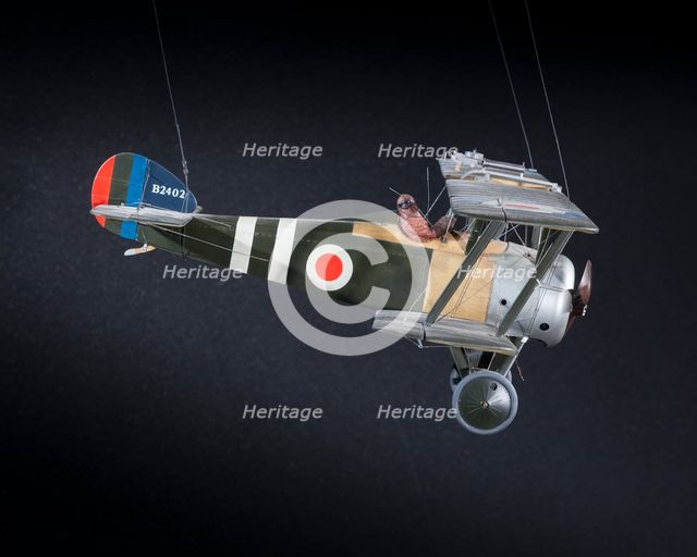 Model, Static, Sopwith F.1/3 Camel "Comic" Night Fighter, 1991. Creator: Alan Durkota.