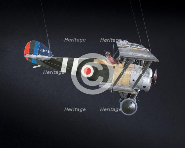 Model, Static, Sopwith F.1/3 Camel "Comic" Night Fighter, 1991. Creator: Alan Durkota.