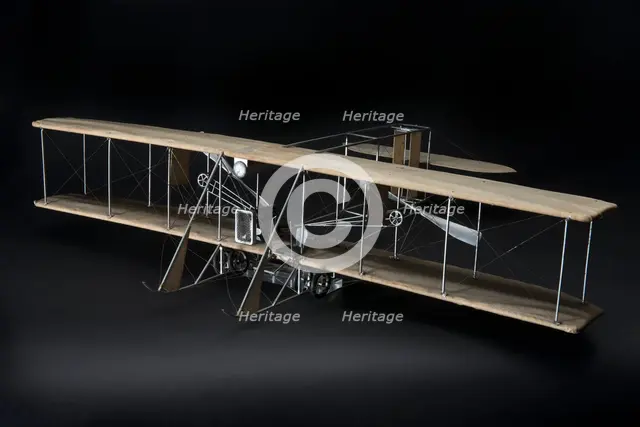 Model, Static, Wright Model B, ca. 1932. Creator: Roderic Davis.