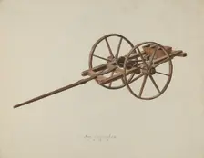 Model Potato Planter, 1938. Creator: Max Fernekes