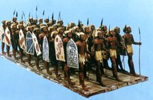 Model Pikemen, Tomb of Mesehti, 12th Dynasty