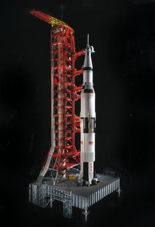 Model, Rocket, Saturn V, 1975. Creator: David P. Gianakos