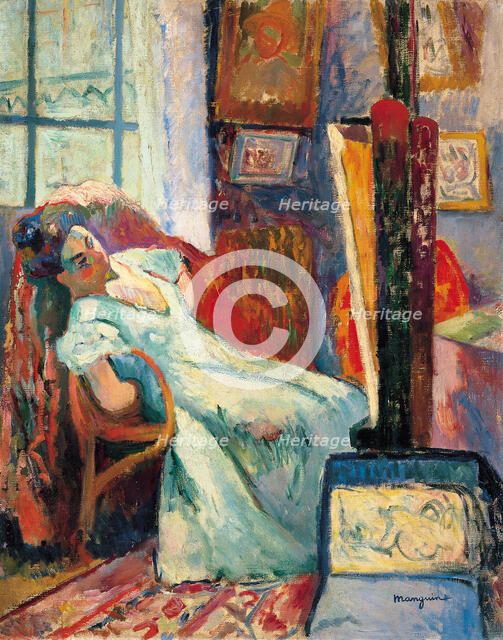 Model Resting, 1905. Artist: Manguin, Henri Charles (1874-1949)