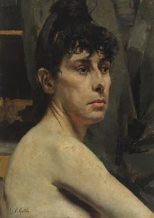 Model training, 1880-1889. Creator: Akseli Gallen-Kallela