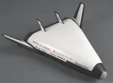 Model, X-33 VentureStar Reusable Launch Vehicle, 1990s. Creator: Unknown