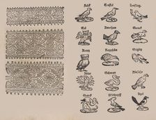 Modelbuch aller Art Nehens vn Stickens, 1535. Creator: Christian Egenolff