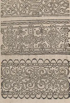 Modelbuch aller Art Nehens vn Stickens (Page 3v), 1535. Creator: Christian Egenolff